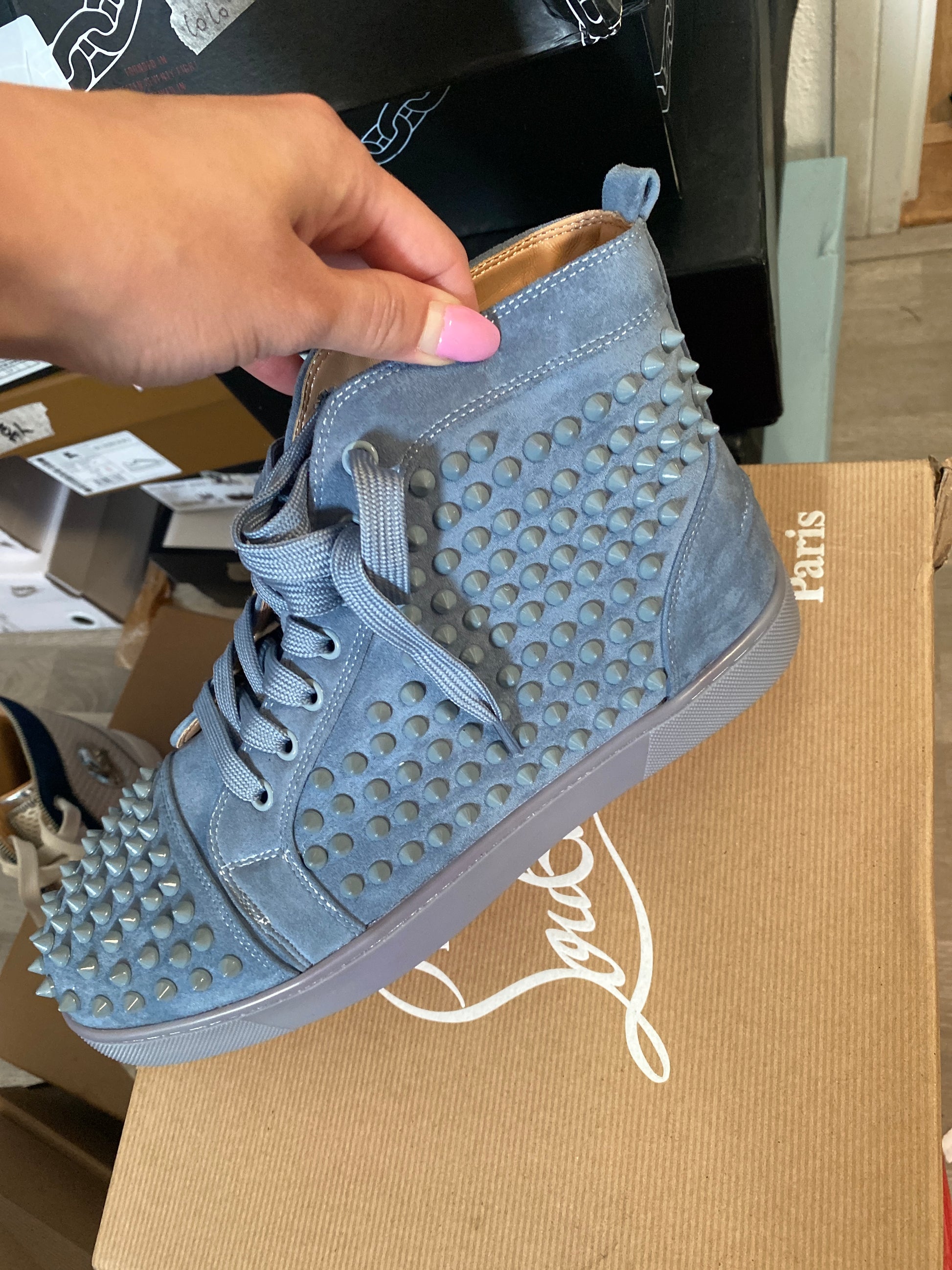 CHRISTIAN LOUBOUTIN HIGH-TOP SCHOENEN 0010