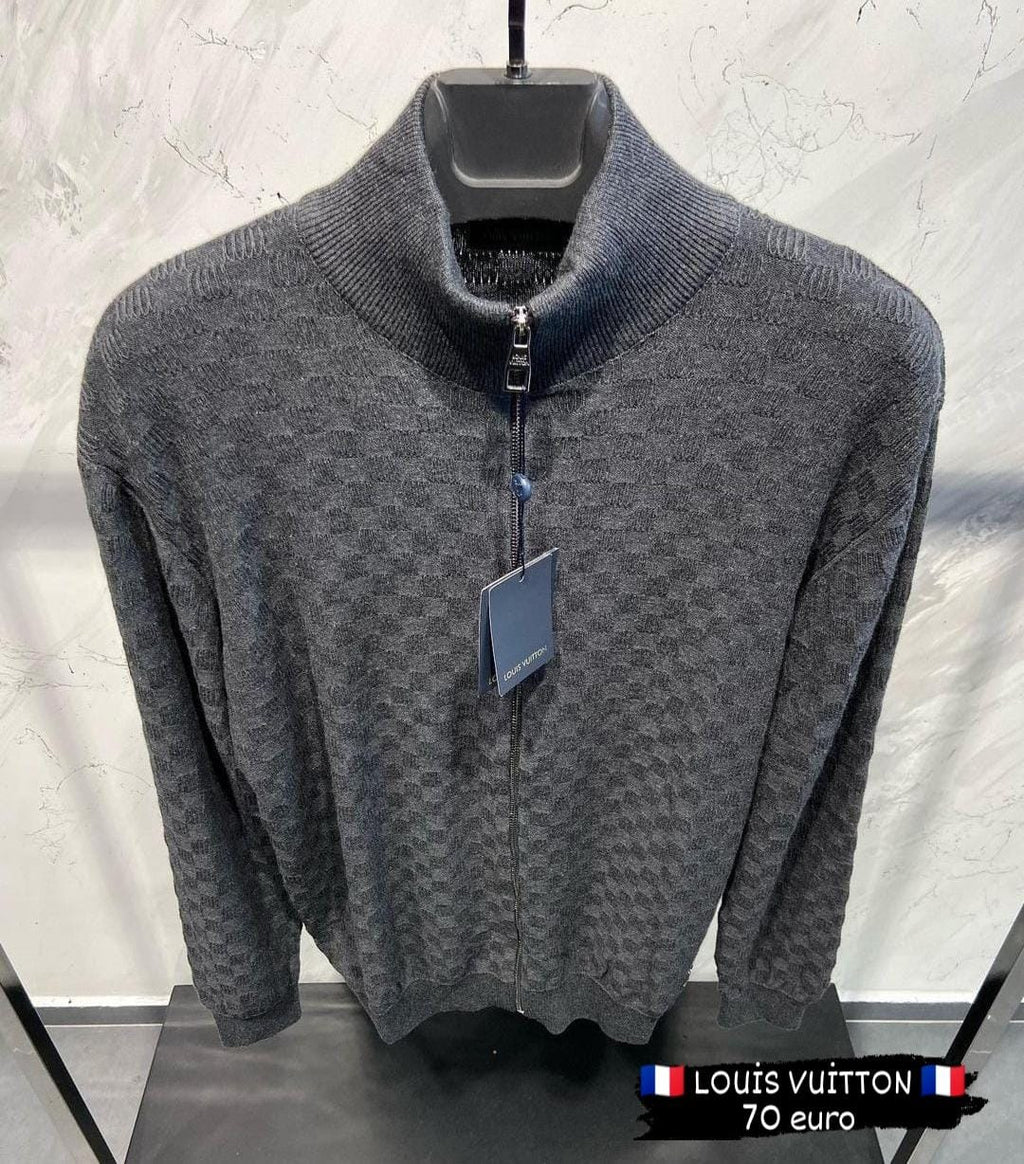 LV SWEATER ZIPPER 0015 KNITTED
