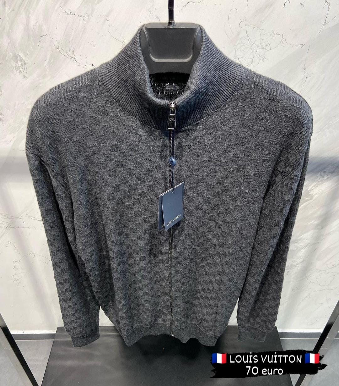 LV SWEATER ZIPPER 0015 KNITTED