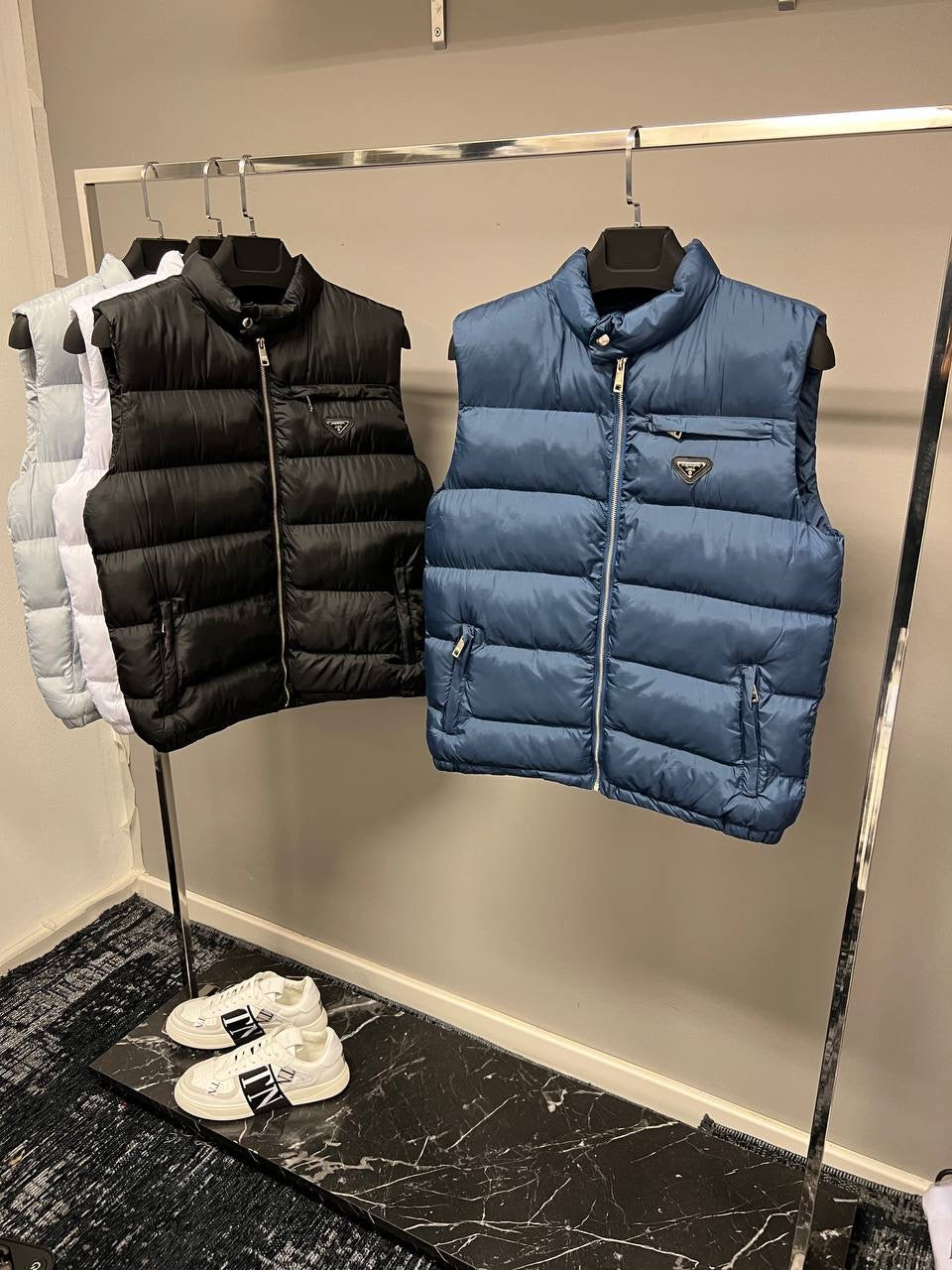 PRADA BODYWARMER 0015 NAVYBLUE