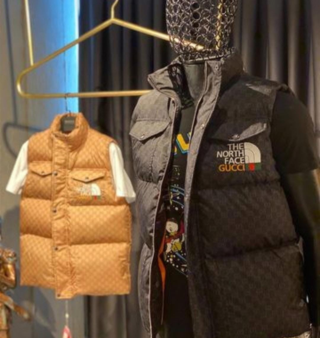 GUCCI NORTH FACE BODYWARMER 0017 BLACK