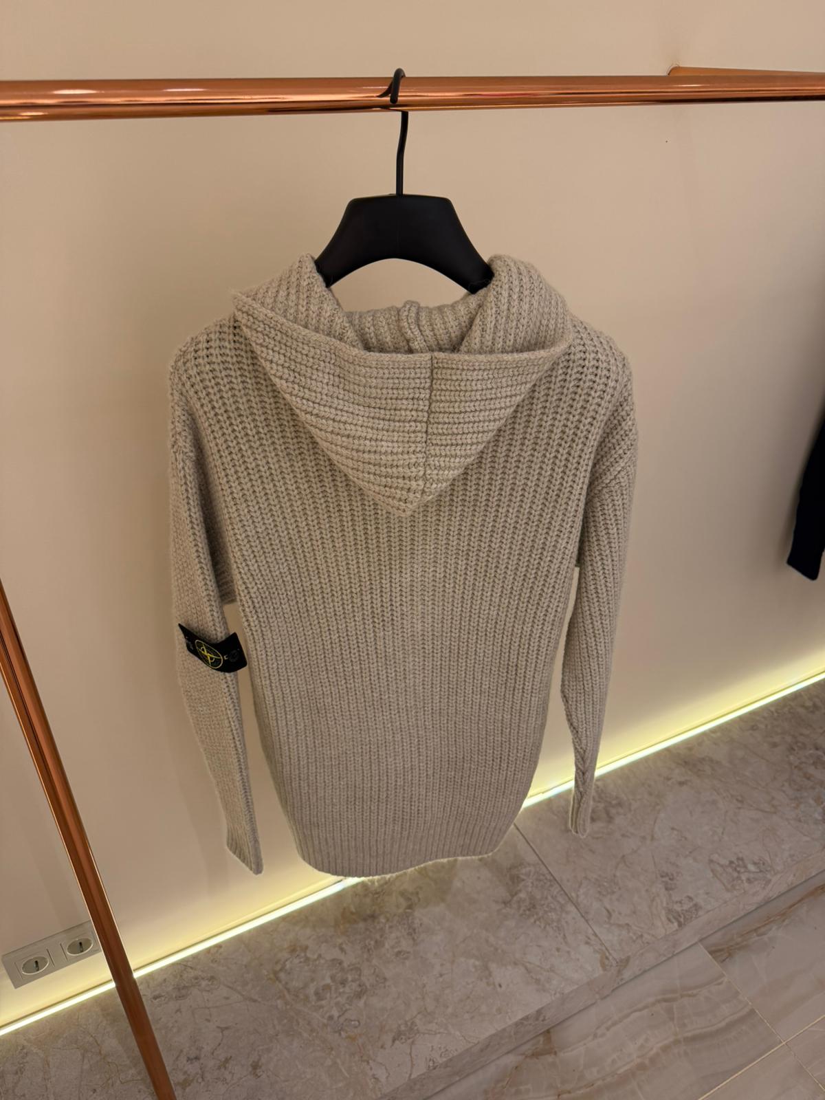 STONE ISLAND FULL ZIP HOODIE 0349 KNITTED