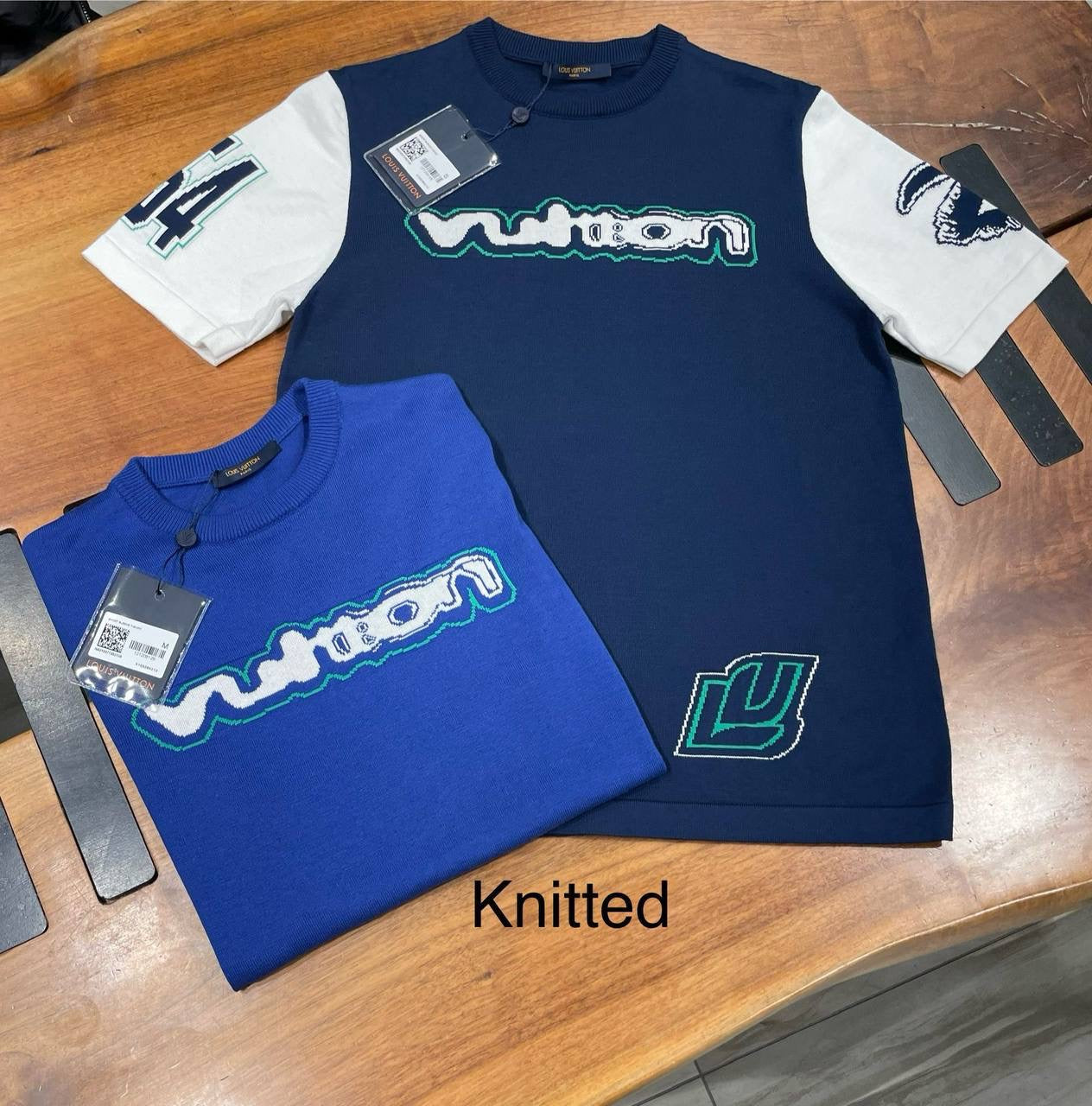 LV T-SHIRT 0415 KNITTED