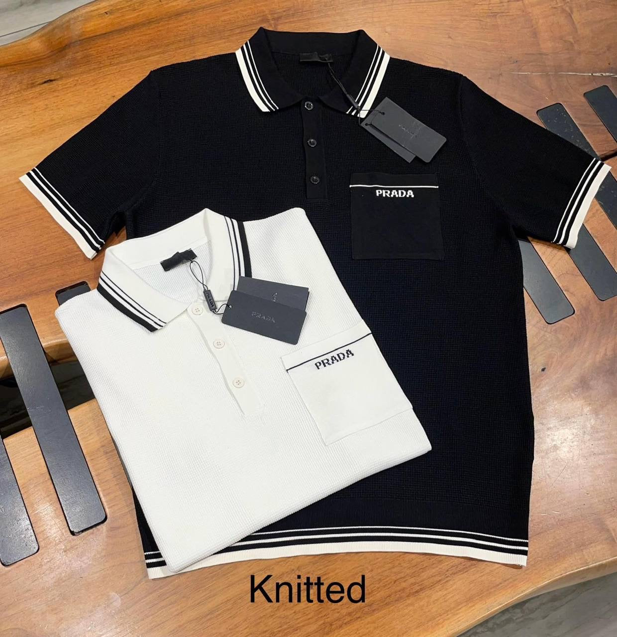 PRADA POLO T-SHIRT 0431 KNITTED