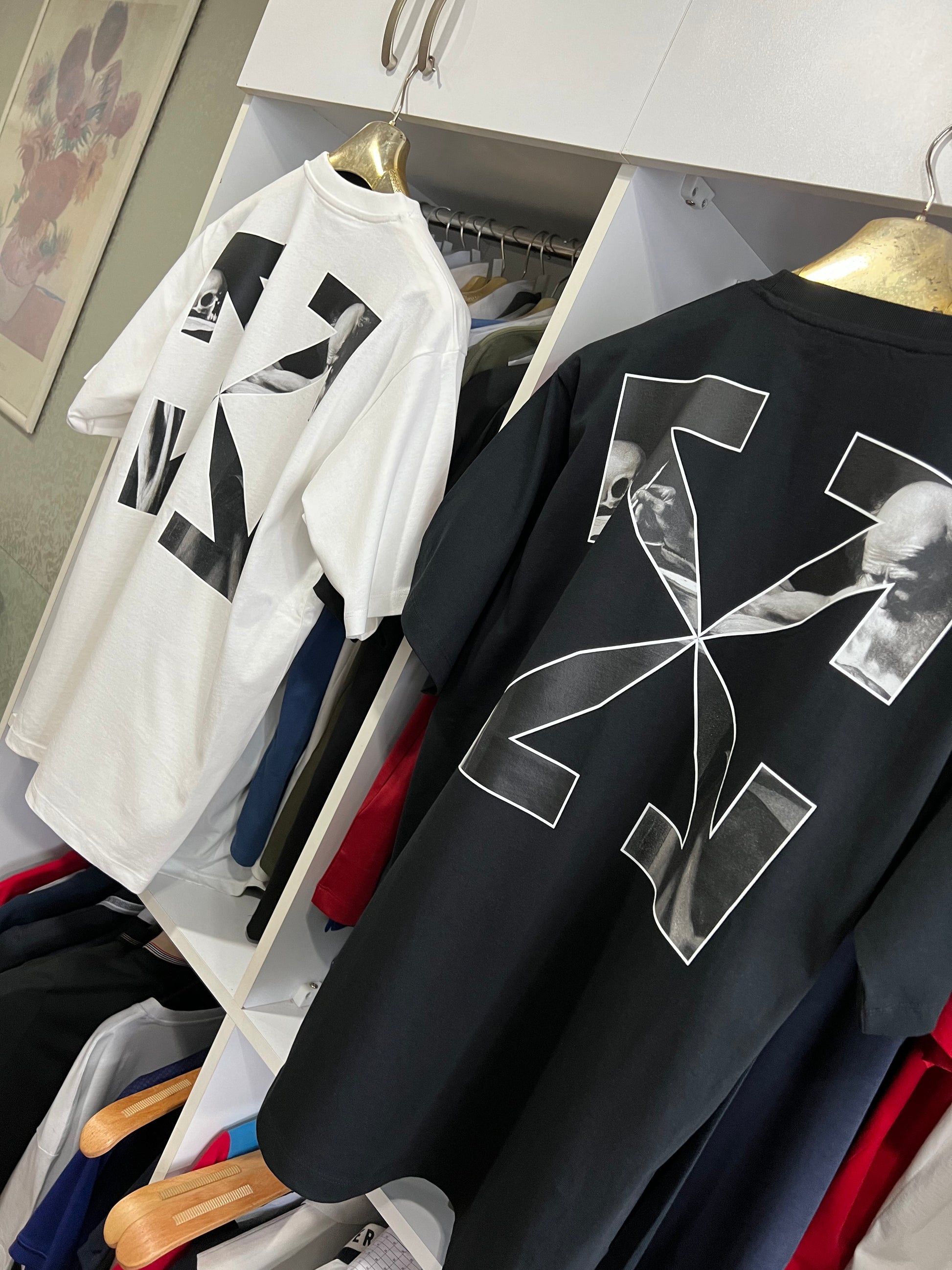 OFF-W T-SHIRT 0161 HALF OVERSIZED