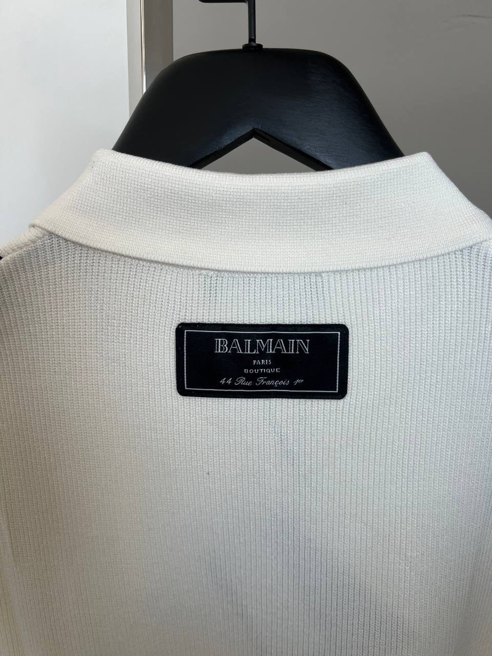 BALMAIN POLO T-SHIRT 0660 KNITTED