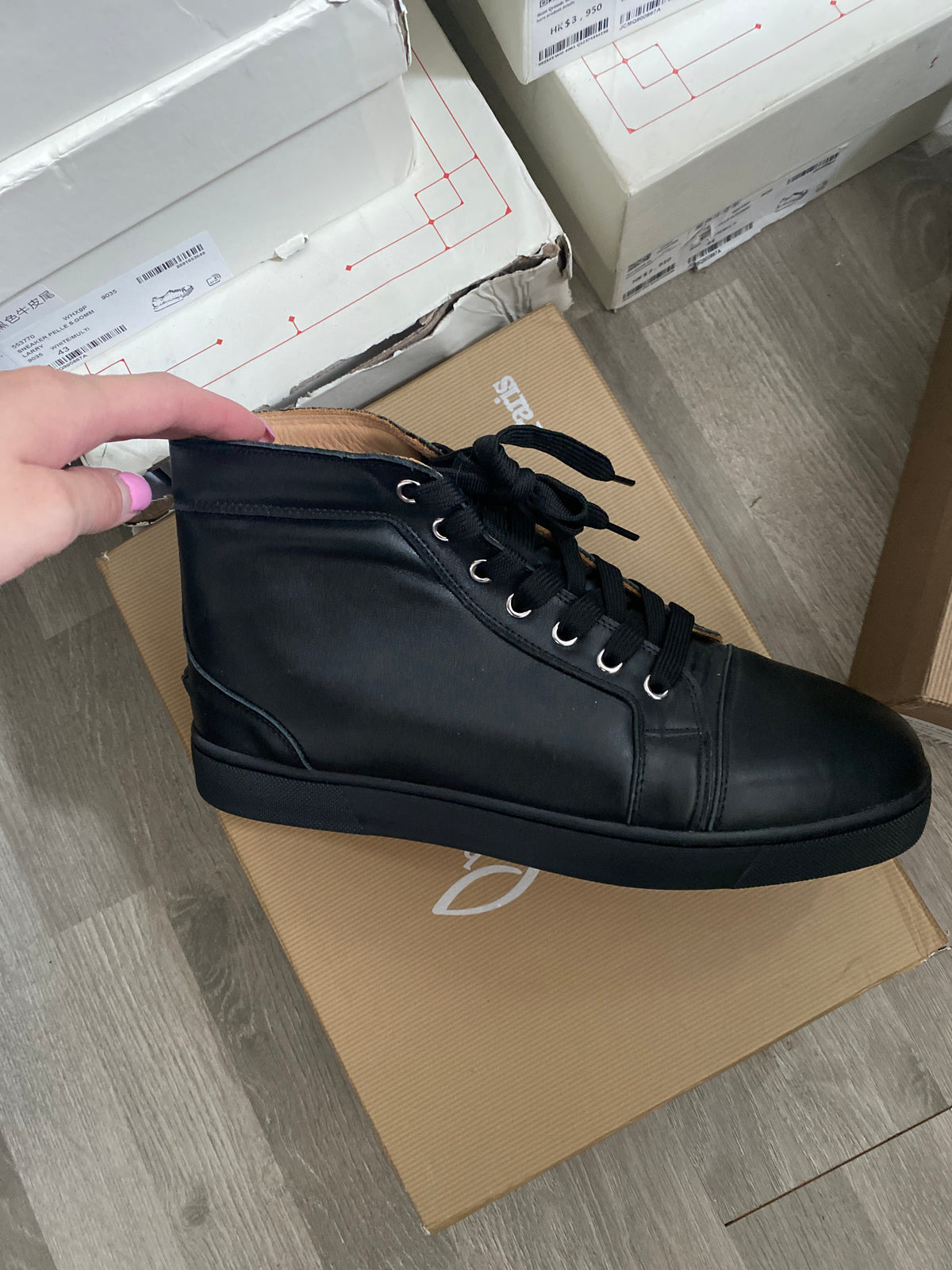CHRISTIAN LOUBOUTIN HIGH-TOP SCHOENEN 0002