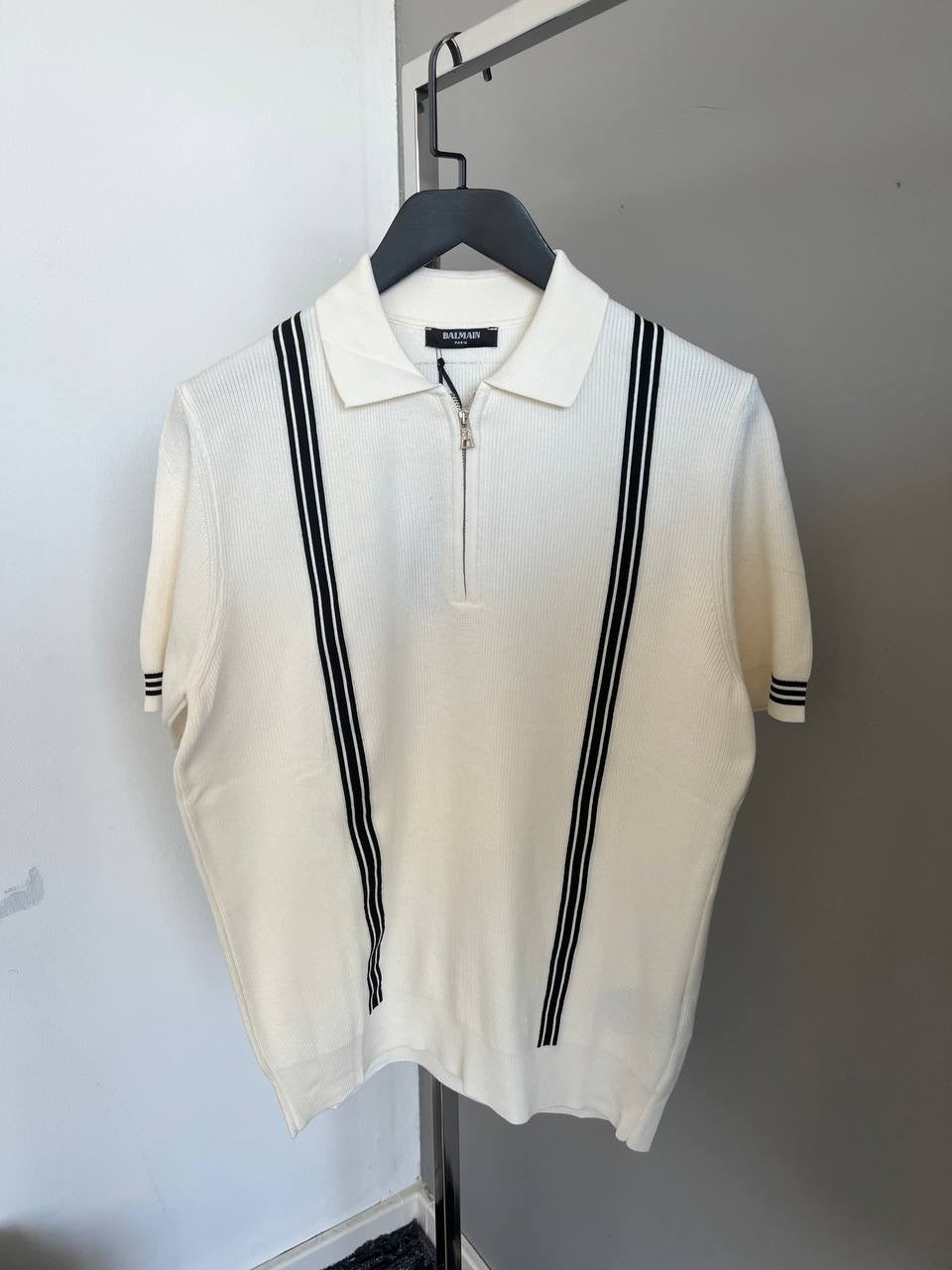 BALMAIN POLO T-SHIRT 0660 KNITTED