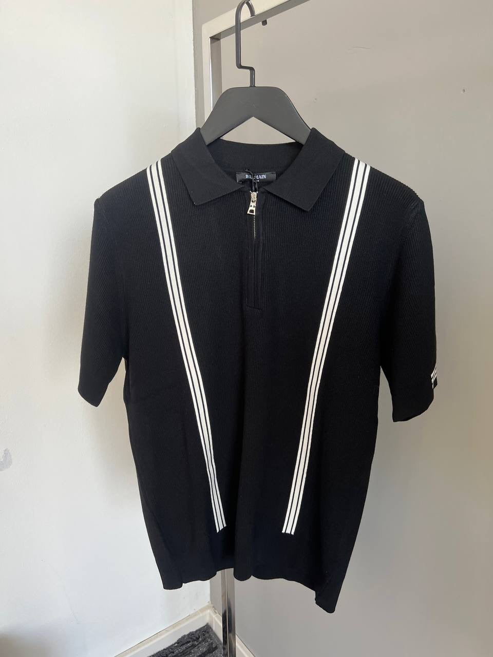 BALMAIN POLO T-SHIRT 0659 KNITTED