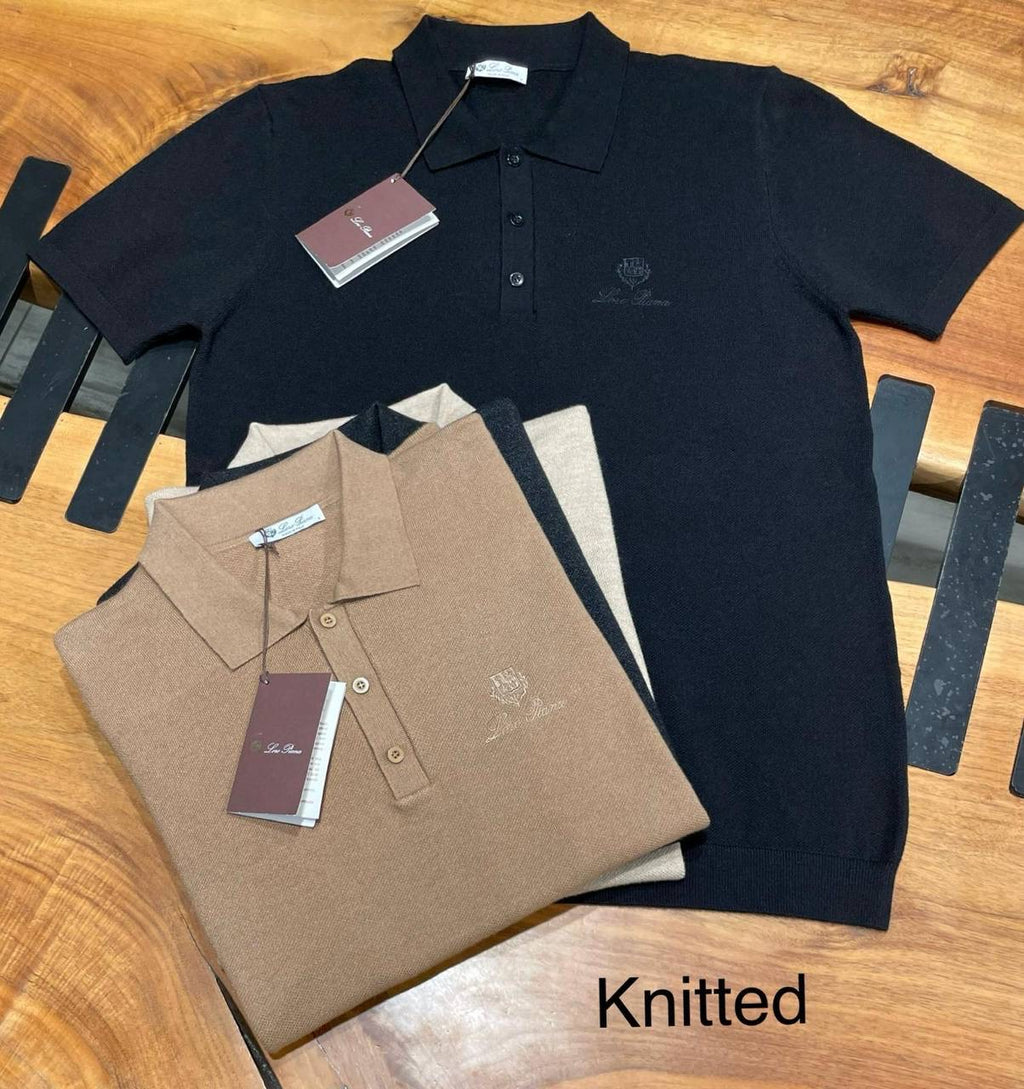 LORO PIANA POLO T-SHIRT 0395 KNITTED