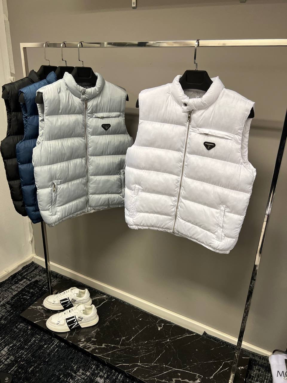 PRADA BODYWARMER 0014 WHITE