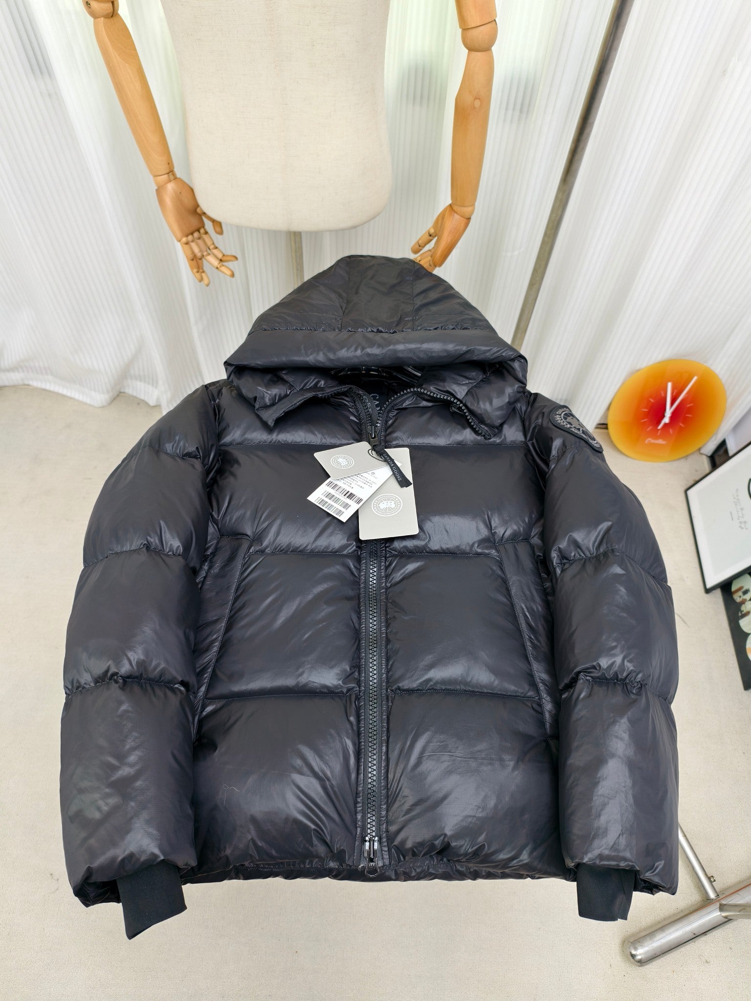 CANADA GOOSE CROFTON WINTERJACKET 0038 BLACK LOGO