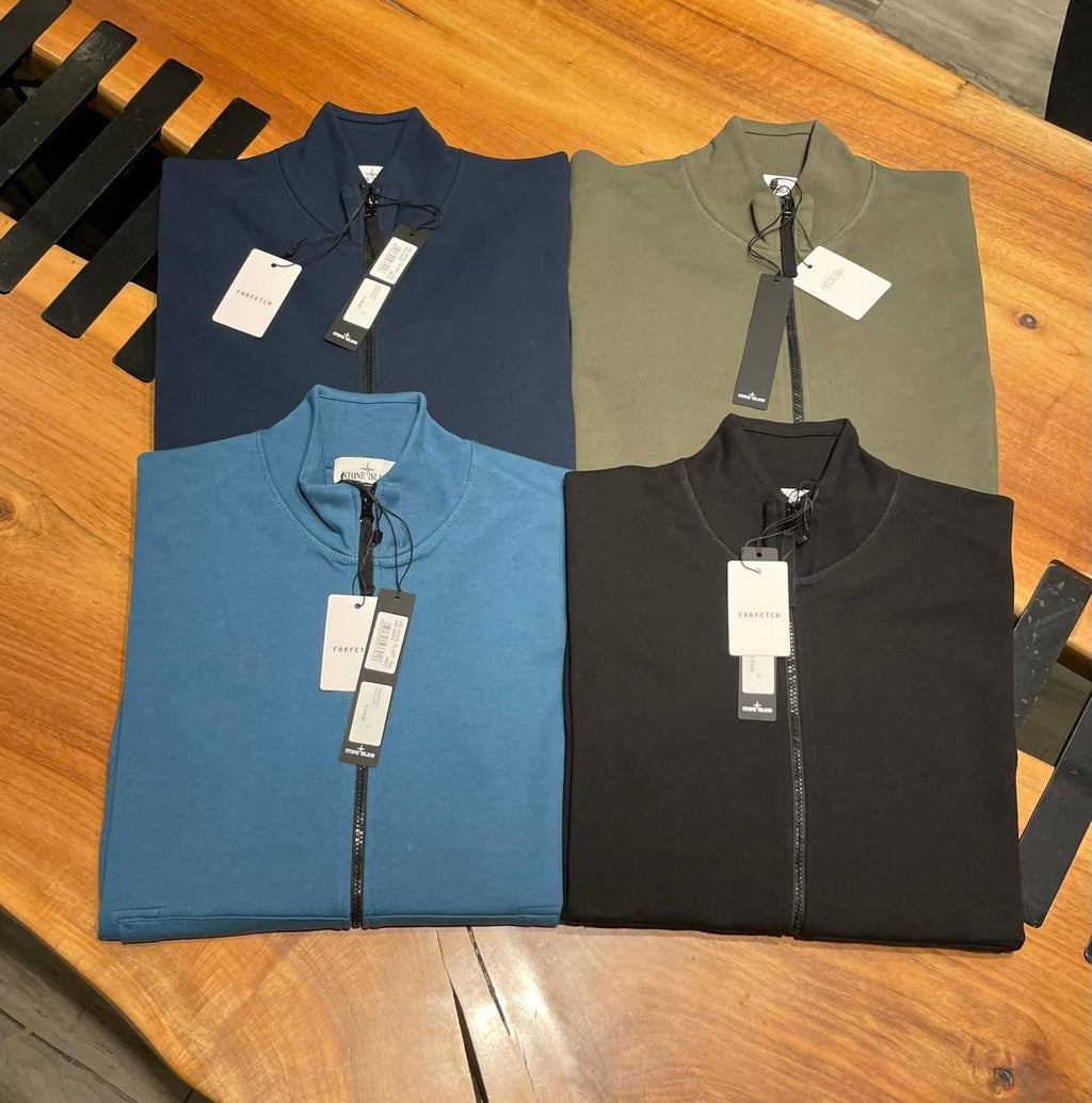 STONE ISLAND ZIP HOODIE 0091