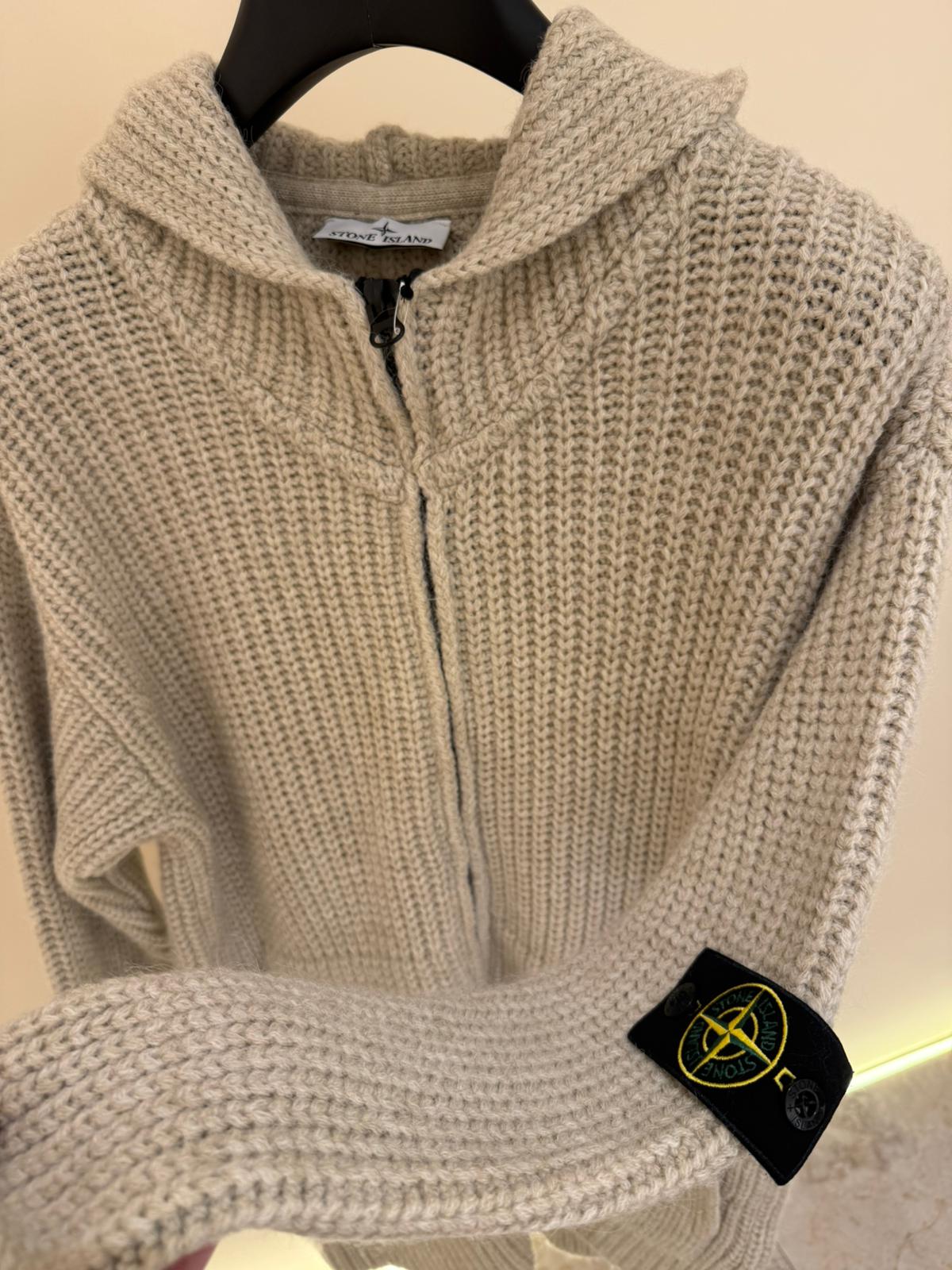 STONE ISLAND FULL ZIP HOODIE 0349 KNITTED