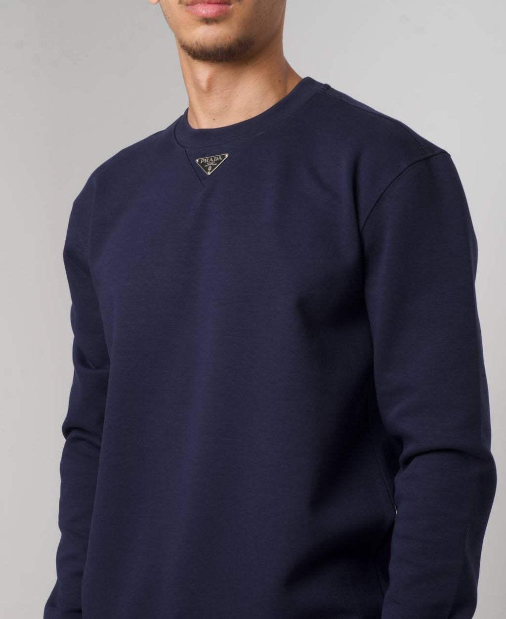 PRADA SWEATER 0195 NAVYBLUE