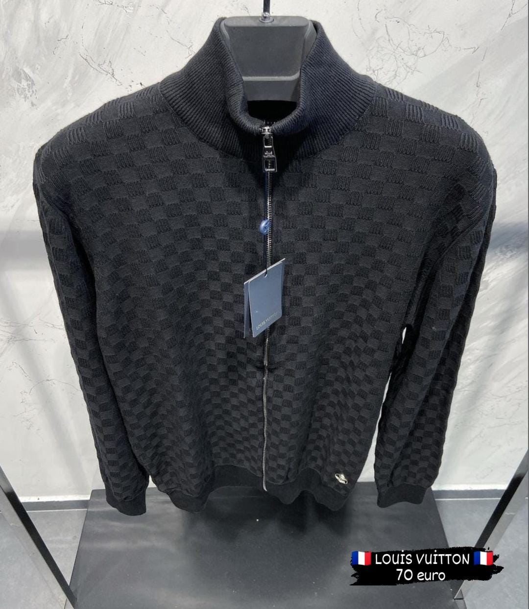 LV SWEATER ZIPPER 0014 KNITTED
