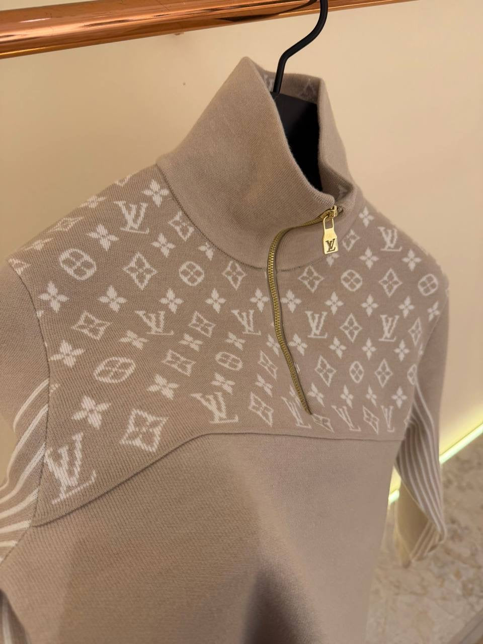 LV HALFZIP SWEATER 0363 KNITTED