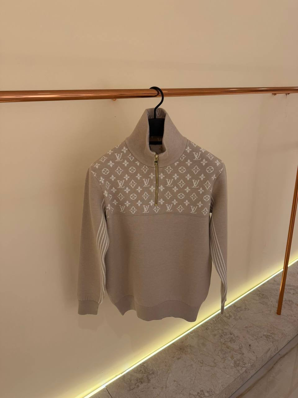 LV HALFZIP SWEATER 0363 KNITTED