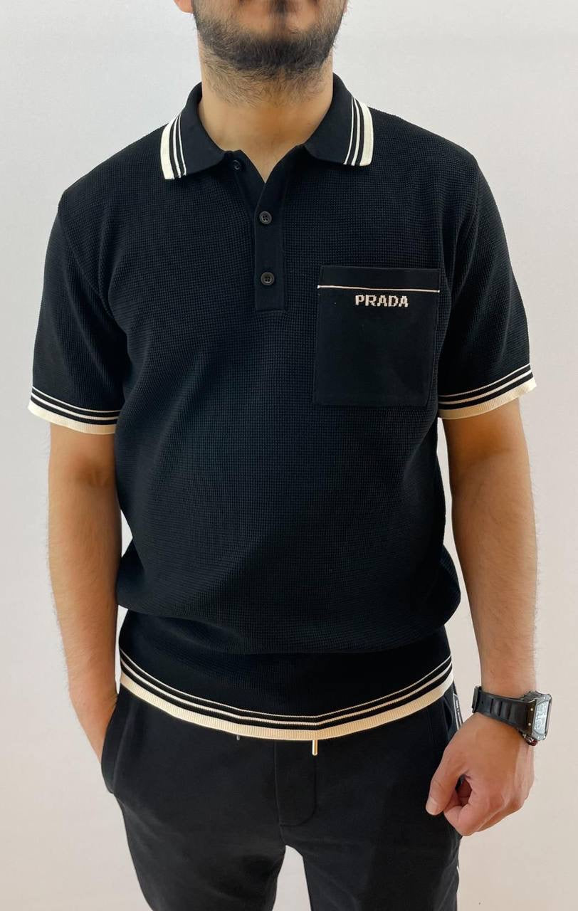 PRADA POLO T-SHIRT 0431 KNITTED