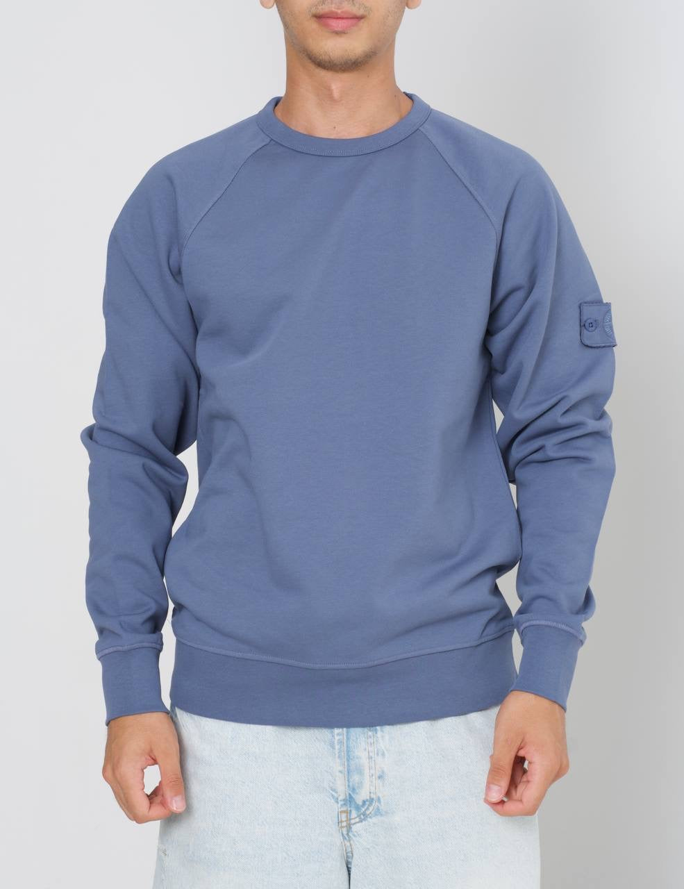 STONE ISLAND SWEATER 0284 INDIGO