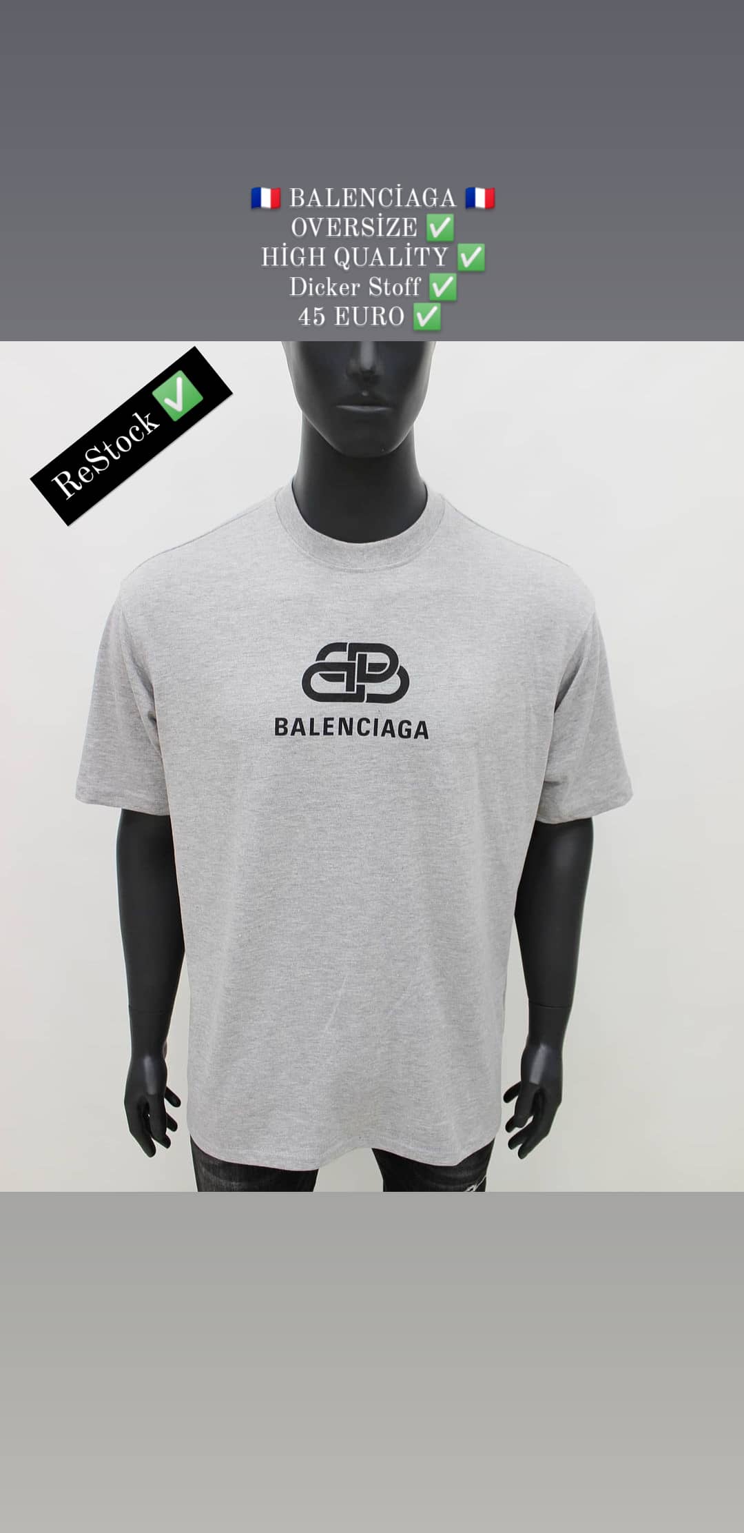 BALENC. T-SHIRT 0115 Oversized