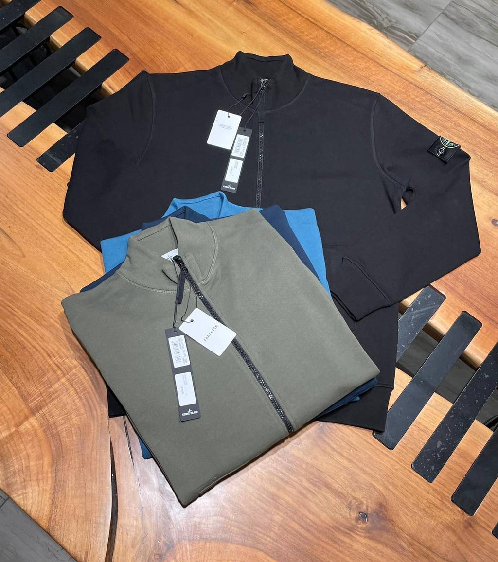 STONE ISLAND ZIP HOODIE 0091