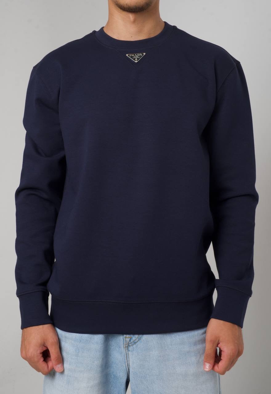 PRADA SWEATER 0195 NAVYBLUE