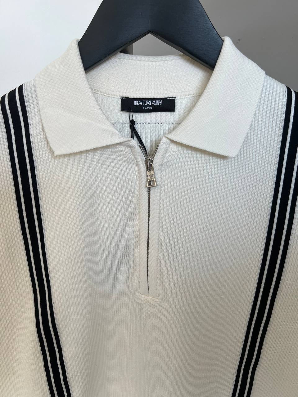 BALMAIN POLO T-SHIRT 0660 KNITTED