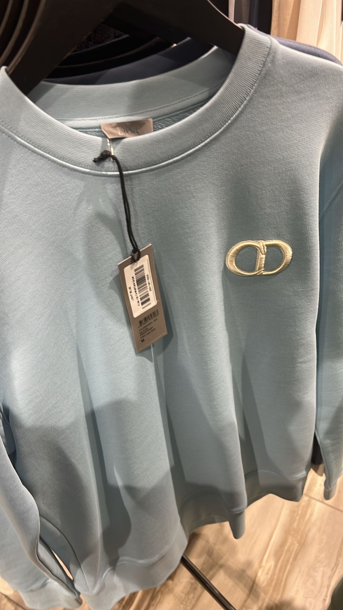 CD SWEATER 0229 LICHTBLAUW