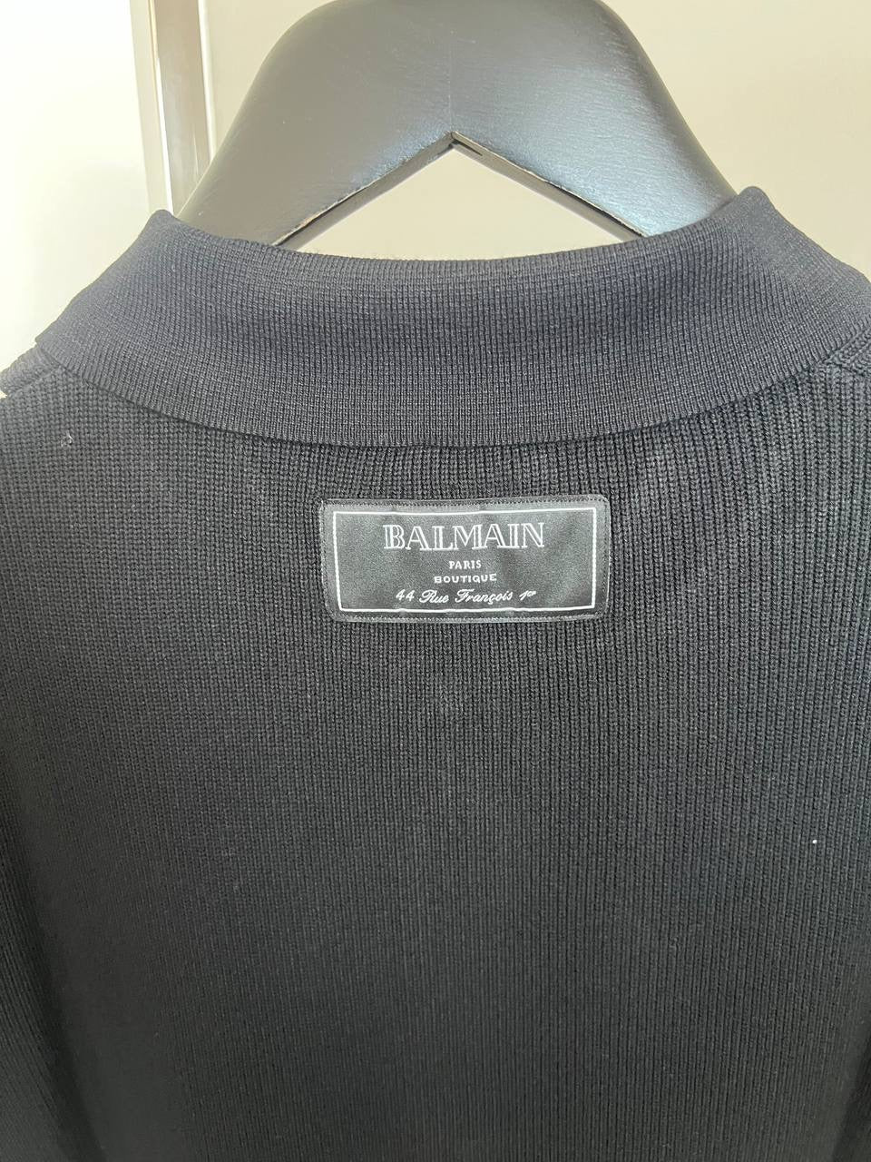 BALMAIN POLO T-SHIRT 0659 KNITTED