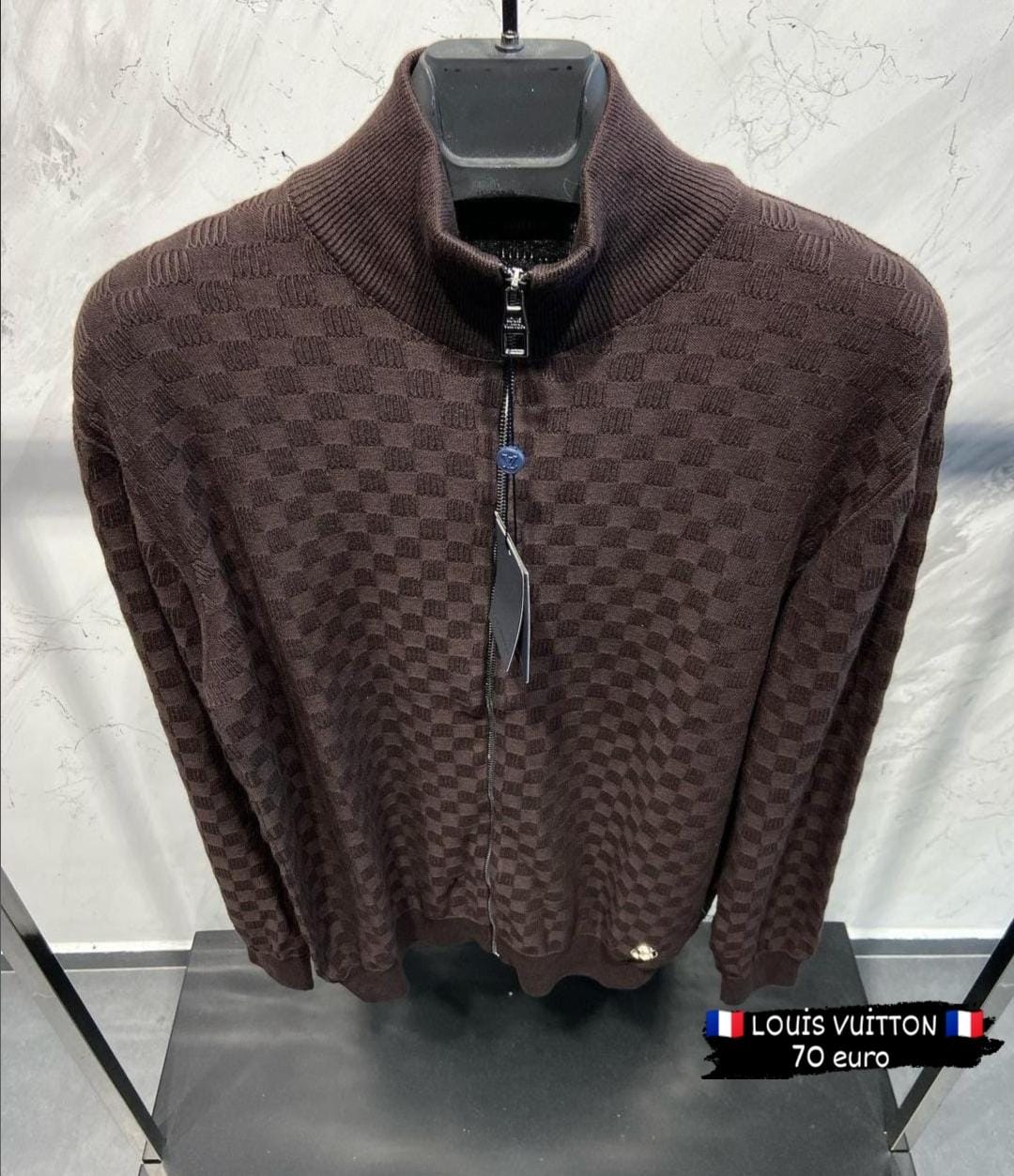 LV SWEATER ZIPPER 0012 KNITTED