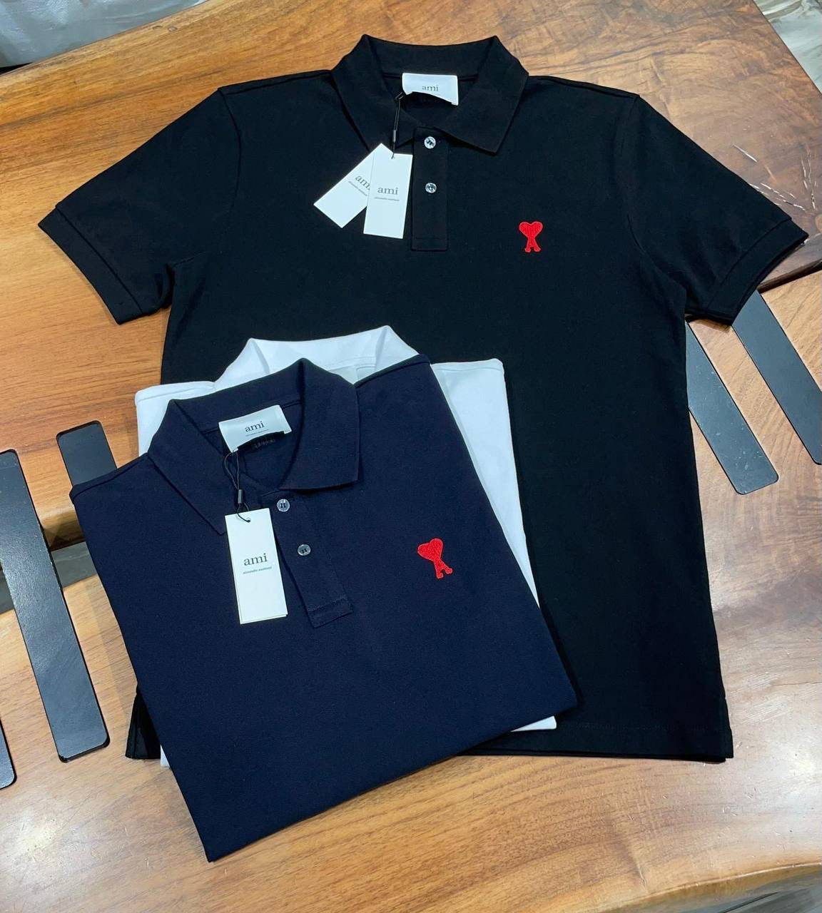 AMI PARIS POLO T-SHIRT 0360