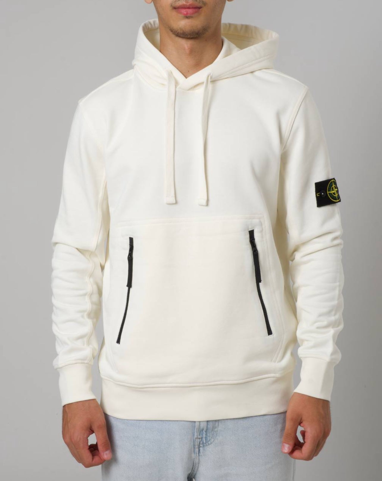 STONE ISLAND HOODIE 0164 BEIGE