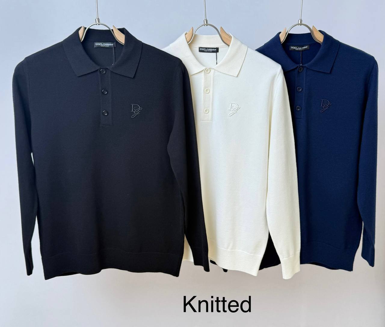 DG POLO SWEATER 0314 KNITTED