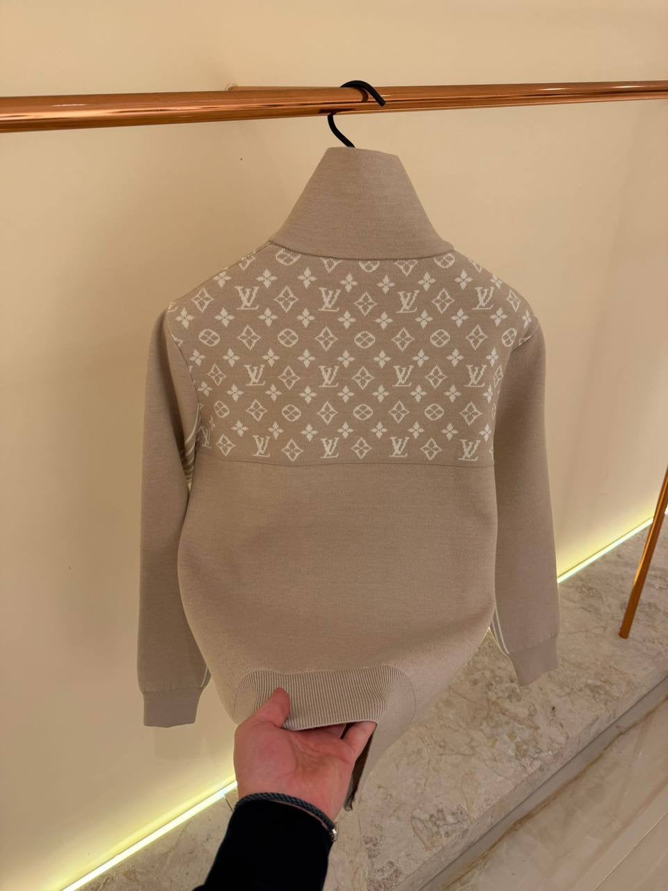 LV HALFZIP SWEATER 0363 KNITTED