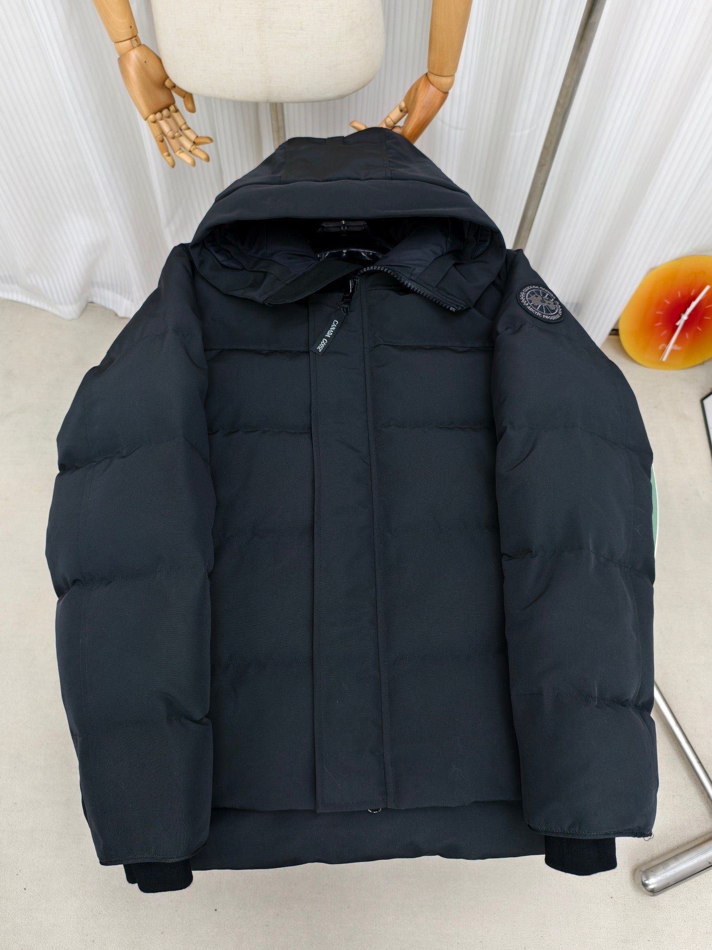 CANADA GOOSE MACMILLIAN WINTERJACKET 0042 BLACK WITH BLACK LOGO