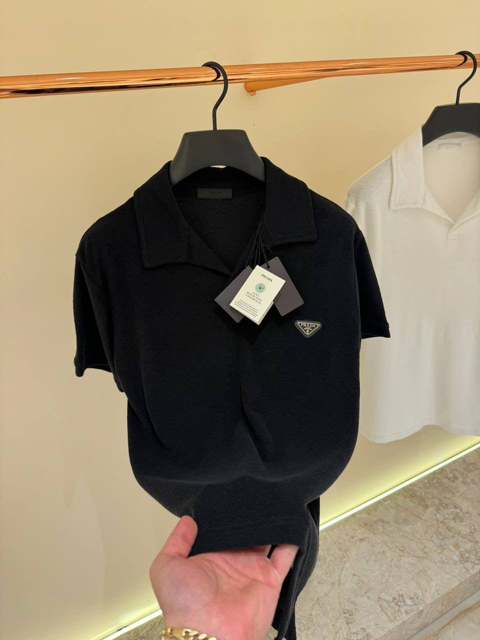 PRADA POLO T-SHIRT 0683 TERRY CLOTH