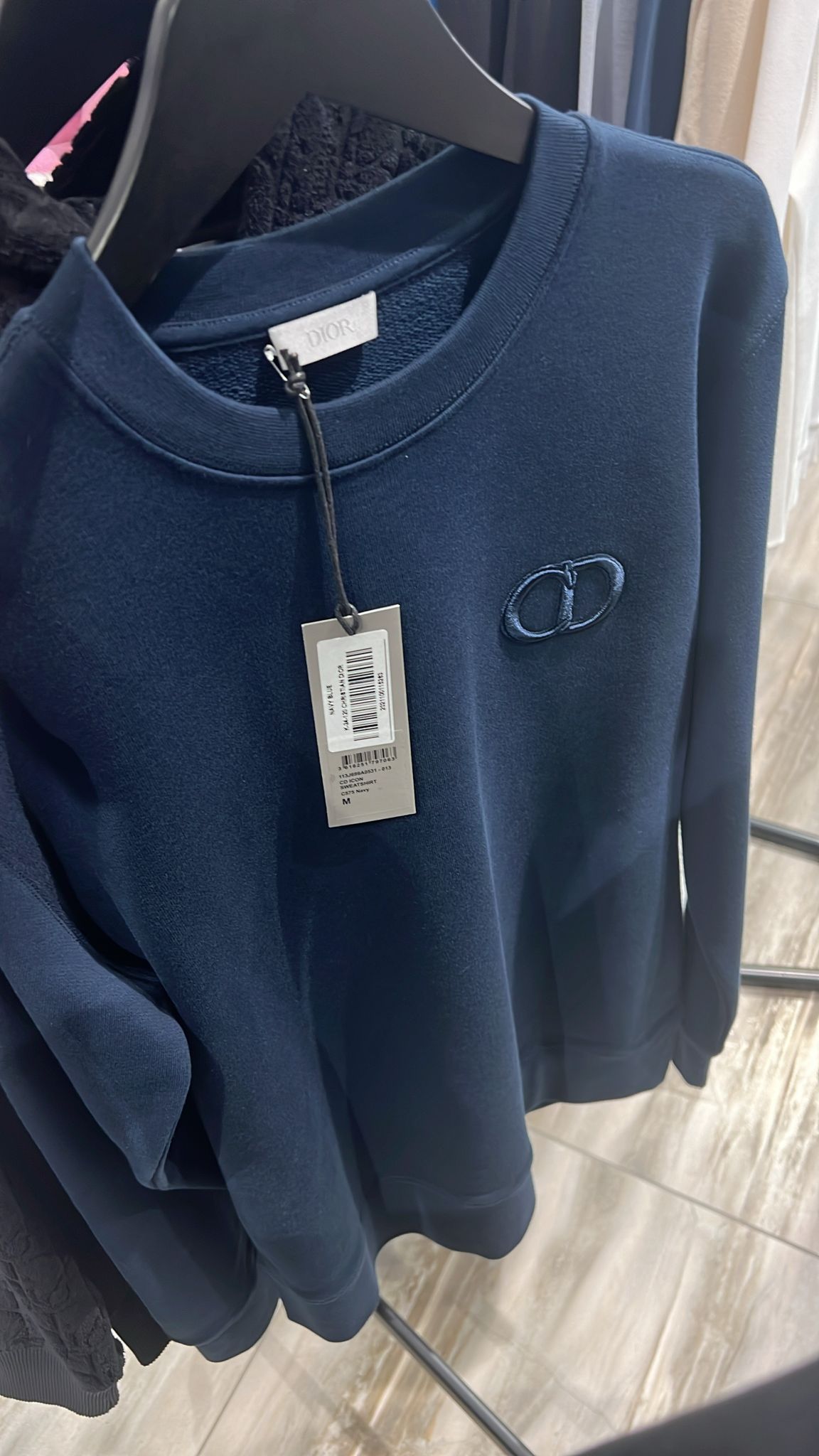 CD SWEATER 0231 NAVYBLUE