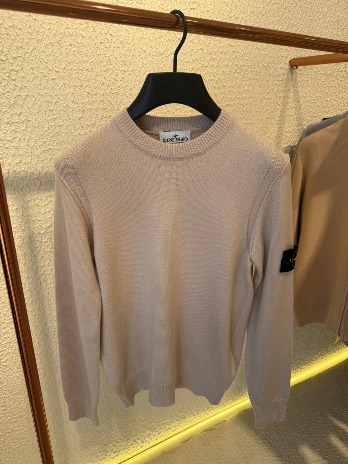 STONE ISLAND SWEATER 0354 KNITTED BEIGE