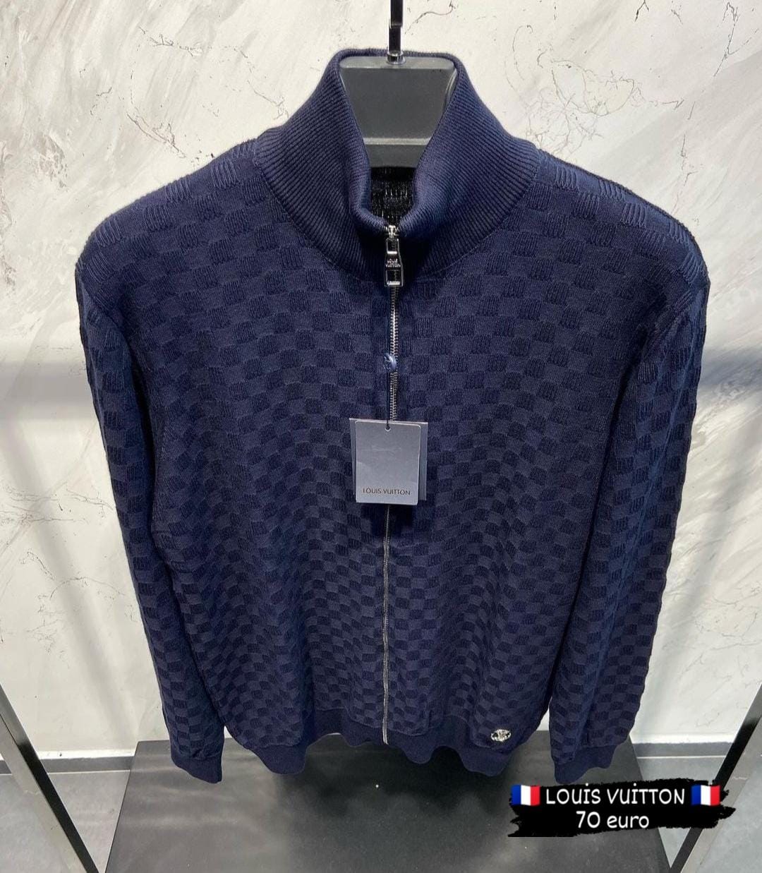 LV SWEATER ZIPPER 0013 KNITTED