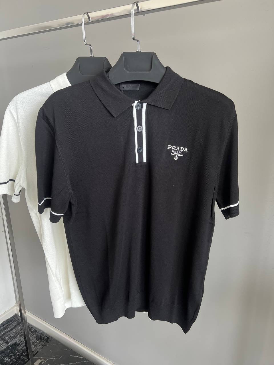 PRADA POLO T-SHIRT 0565 KNITTED