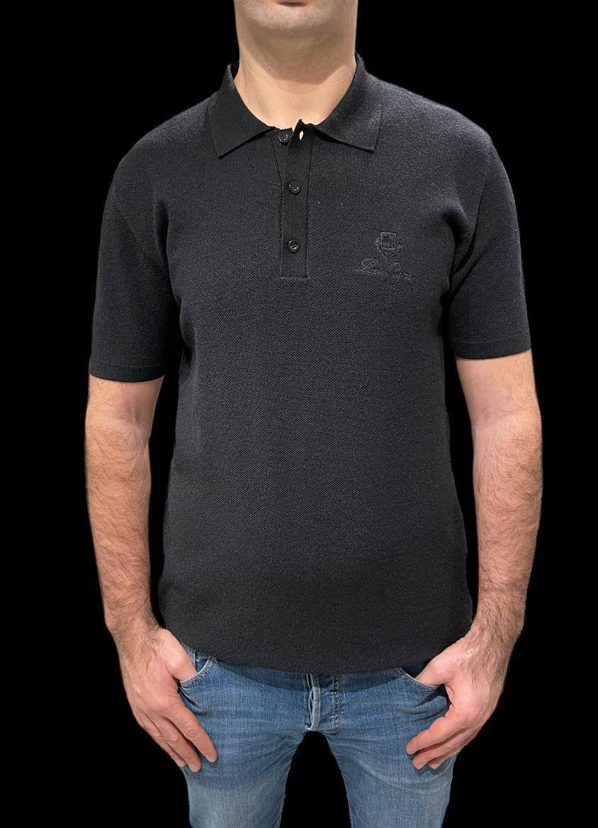 LORO PIANA POLO T-SHIRT 0395 KNITTED