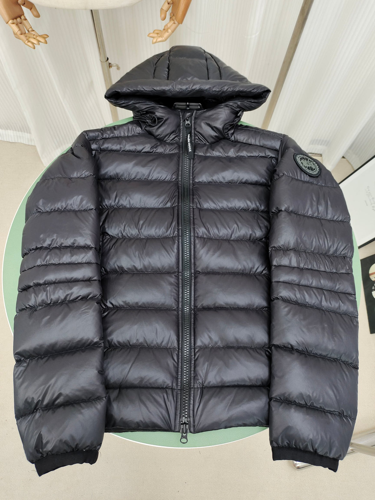 CANADA GOOSE CROFTON WINTERJACKET 0059 BLACK WITH BLACK LOGO